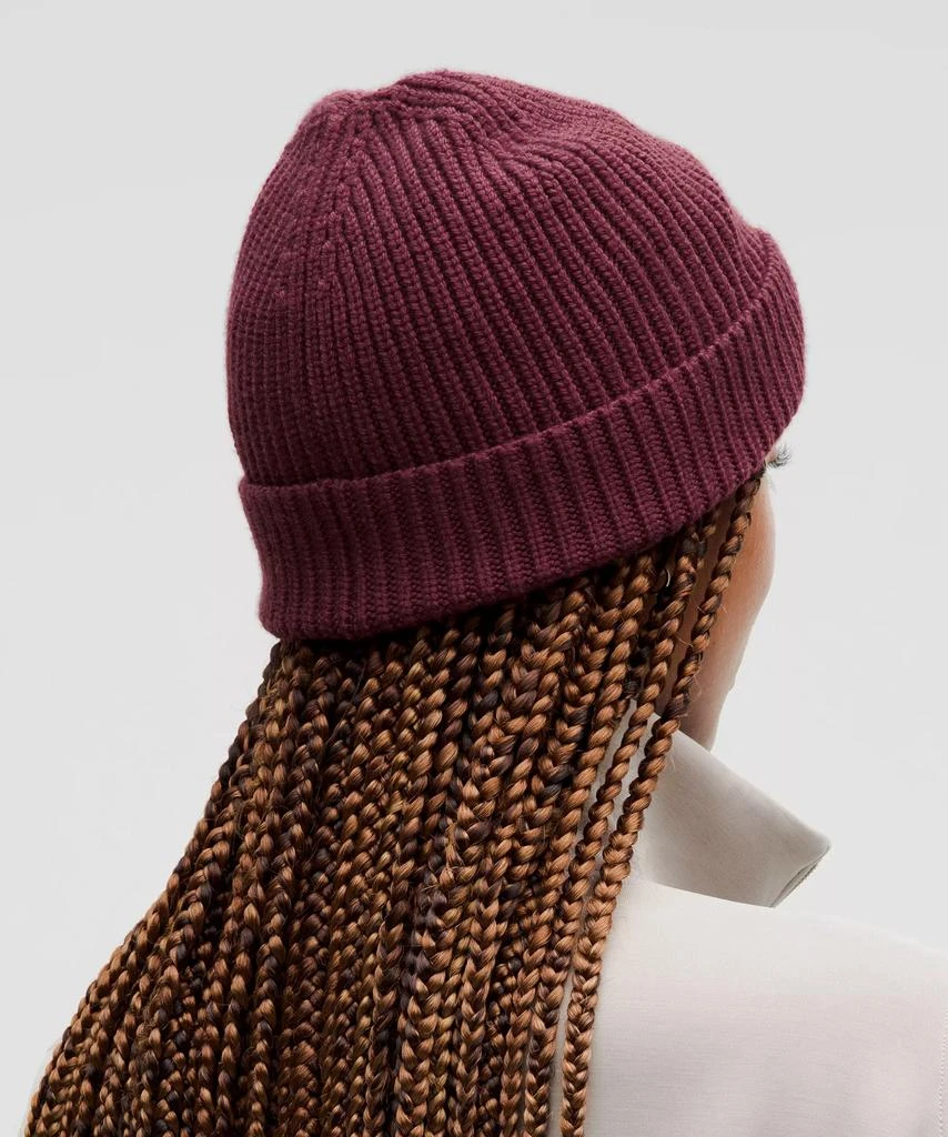 商品Lululemon|Close-Fit Wool-Blend Ribbed Knit Beanie,价格¥316,第3张图片详细描述