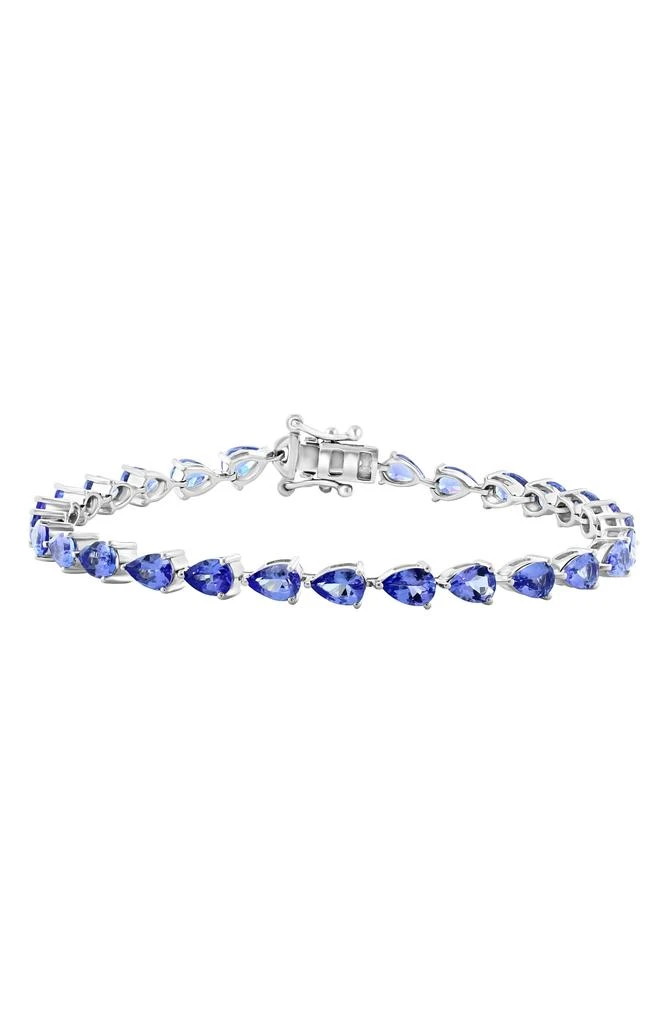 商品Effy|Sterling Silver Pear Cut Tanzanite Tennis Bracelet,价格¥3312,第1张图片