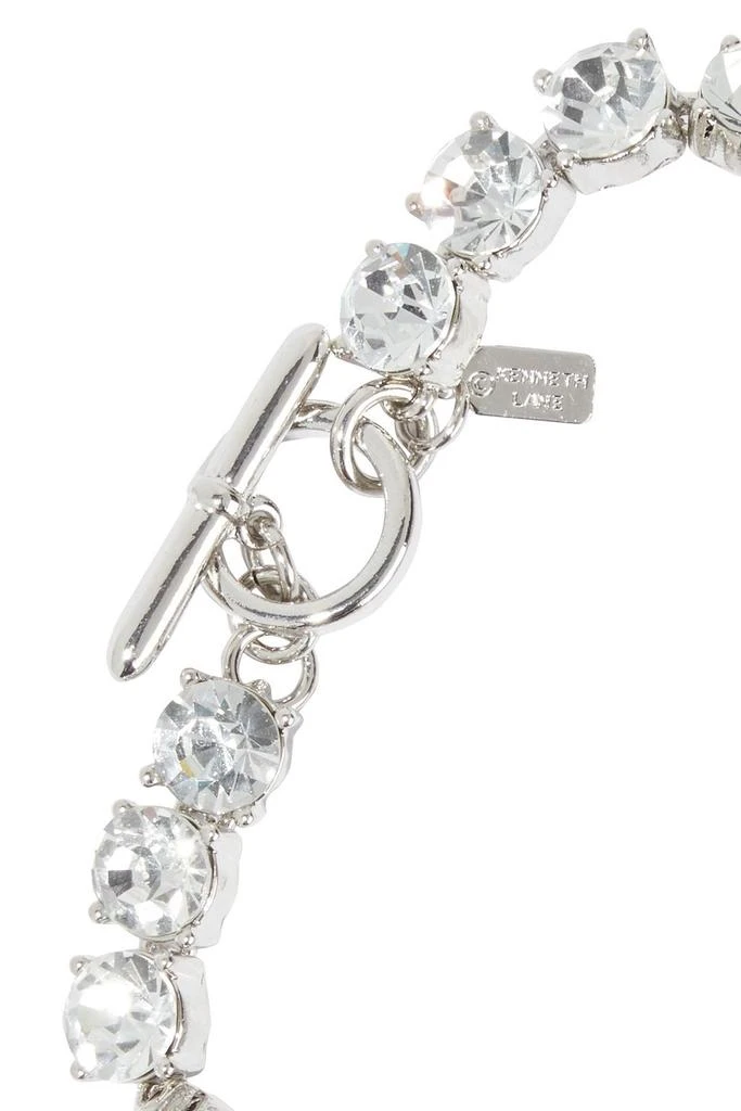 商品Kenneth Jay Lane|Rhodium-plated crystal bracelet,价格¥426,第2张图片详细描述