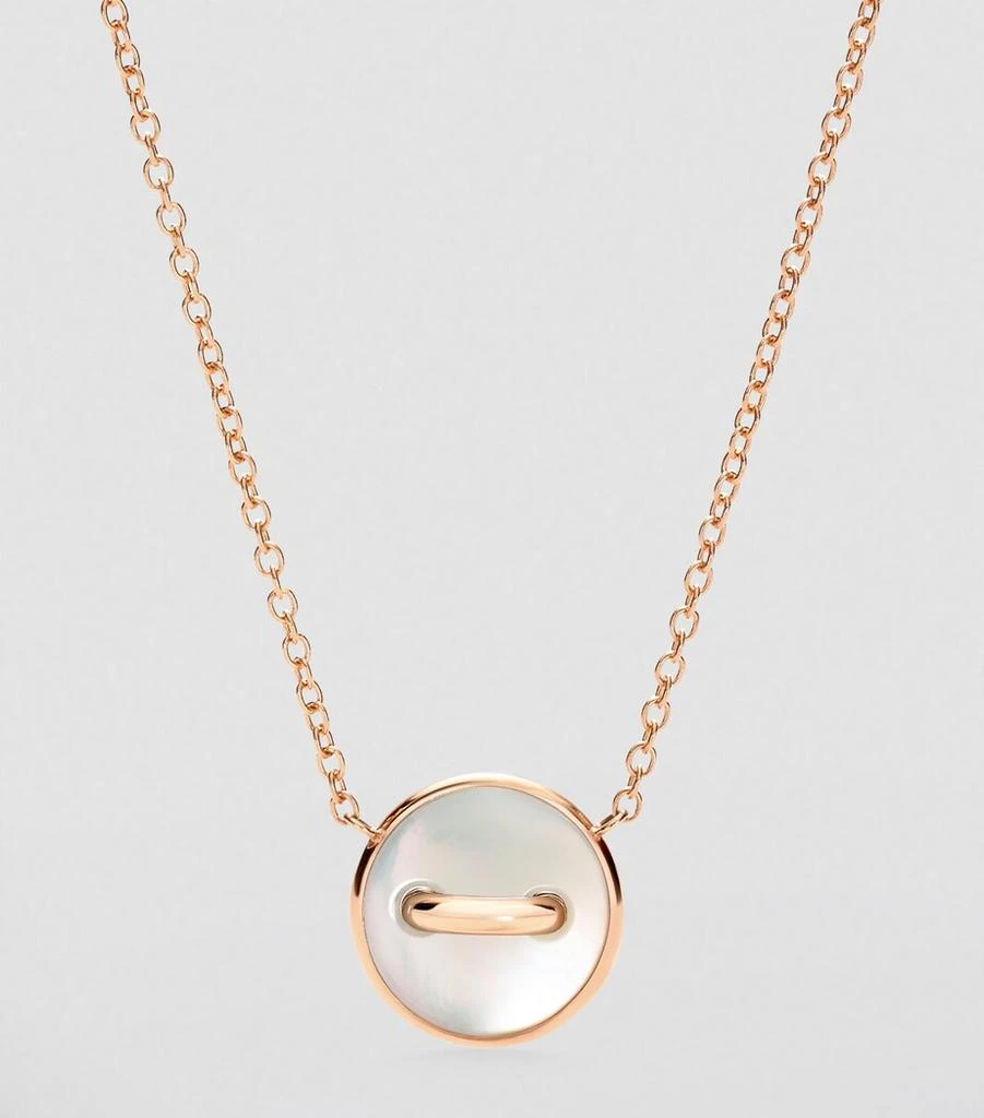 Rose Gold, Diamond, Mother-of-Pearl and Malachite Pom Pom Dot Necklace 商品