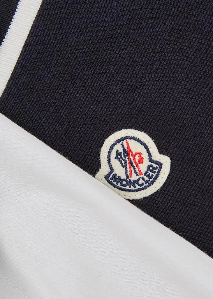 商品Moncler|KIDS Navy and white cotton shirt and vest set (4-6 years),价格¥1795,第2张图片详细描述