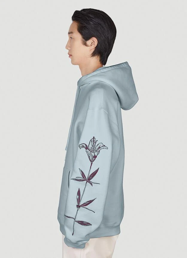 商品OAMC|Lilium Hooded Sweatshirt in Light Blue,价格¥1683,第3张图片详细描述