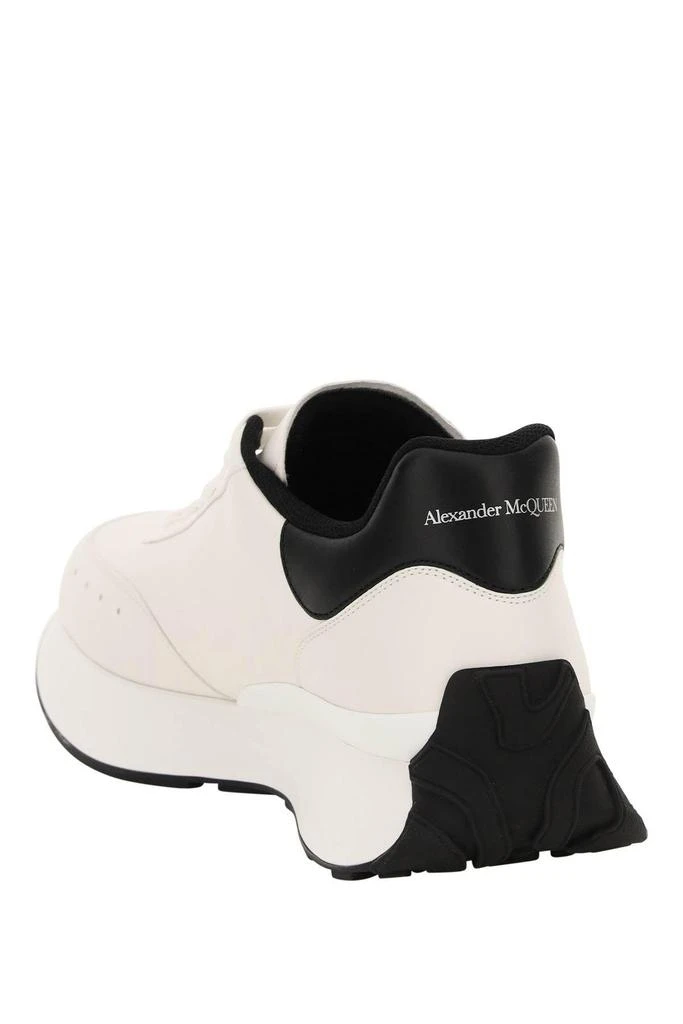 商品Alexander McQueen|LEATHER SPRINT RUNNER SNEAKERS,价格¥2482,第2张图片详细描述