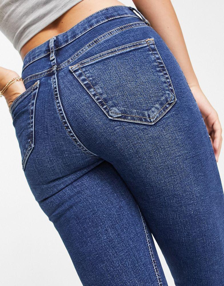 Topshop Jamie jeans in rich blue商品第4张图片规格展示