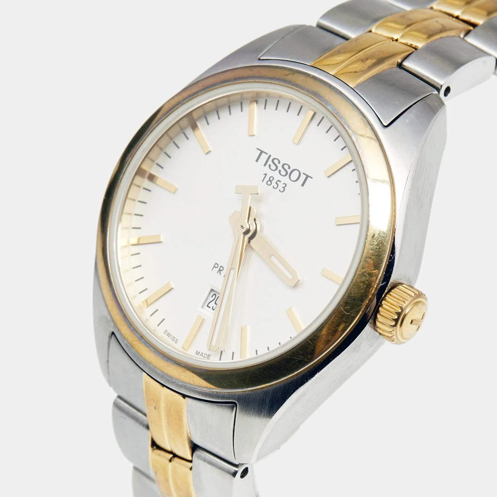 商品[二手商品] Tissot|Tissot Silver Two Tone Stainless Steel PR100 T101210A Women's Wristwatch 33 mm,价格¥1315,第2张图片详细描述