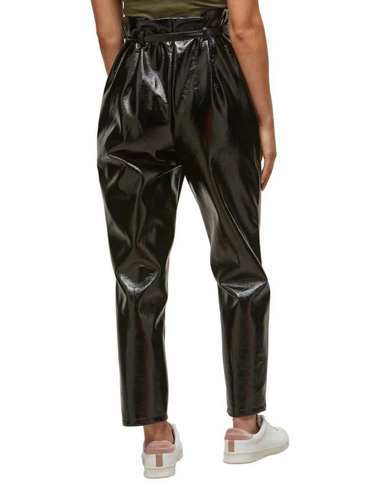 商品Miss Selfridge|Vinyl Paperbag Faux Leather Trousers,价格¥312,第3张图片详细描述