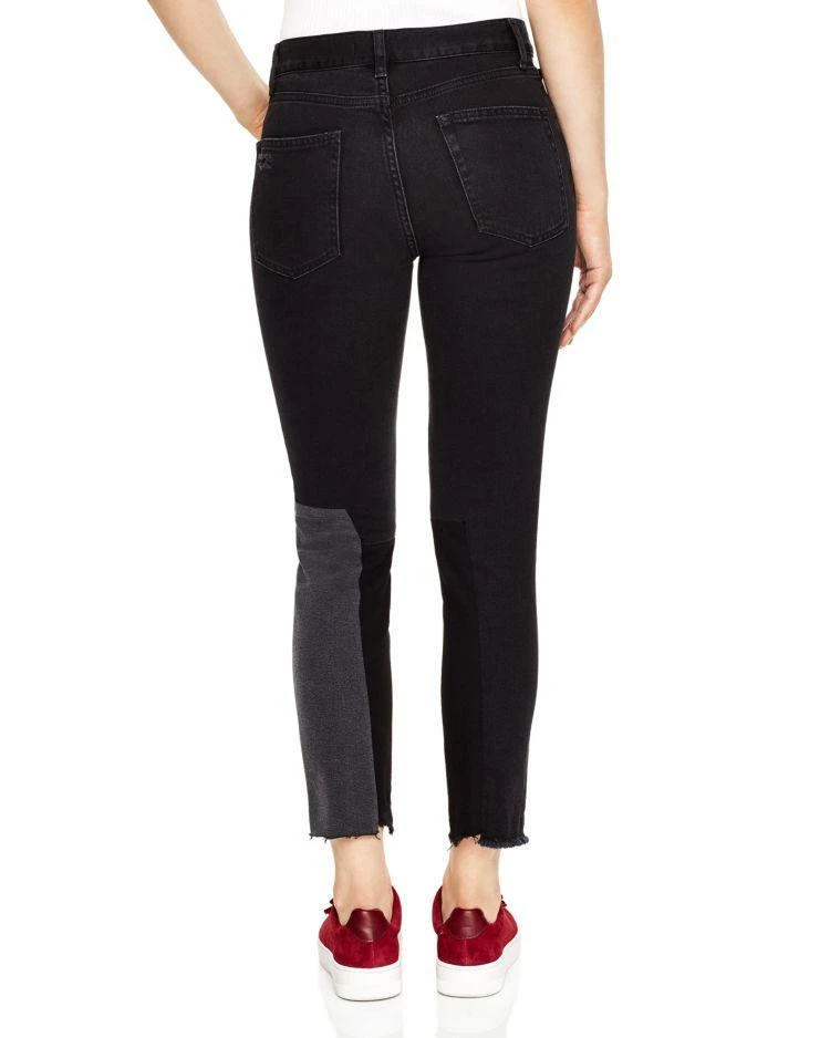商品Sandro|Dorris Distressed Patchwork Jeans,价格¥1203,第2张图片详细描述