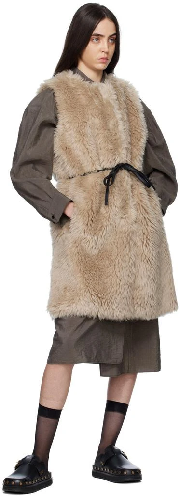 商品Yves Salomon|Beige Belted Vest,价格¥1559,第4张图片详细描述