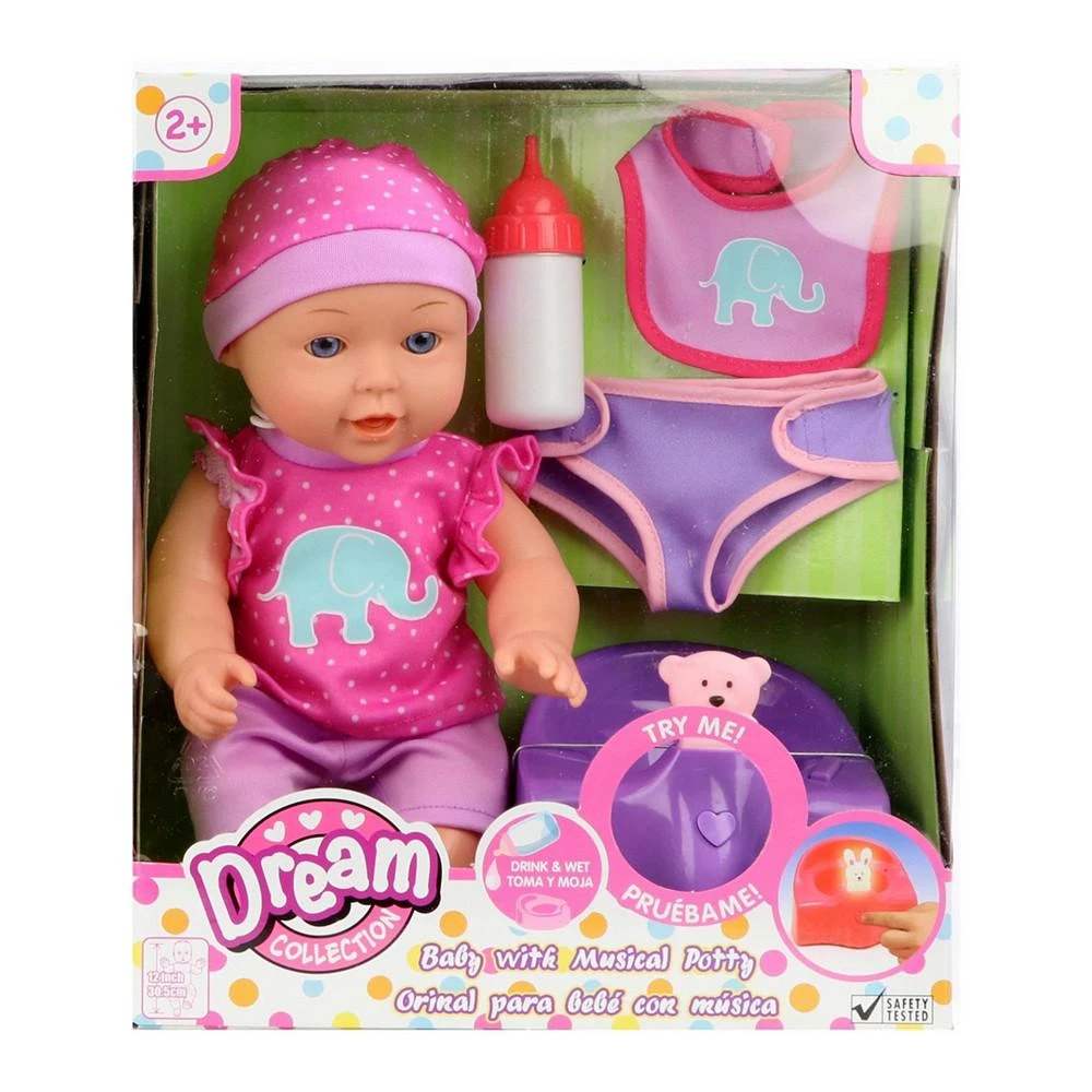 商品Redbox|Dream Collection 12" Baby Doll with Musical Potty,价格¥143,第1张图片