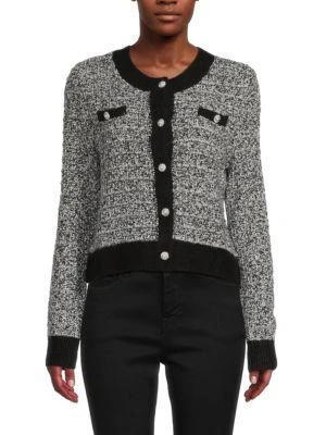 商品Laundry by Shelli Segal|Faux Pearl Cardigan,价格¥238,第1张图片