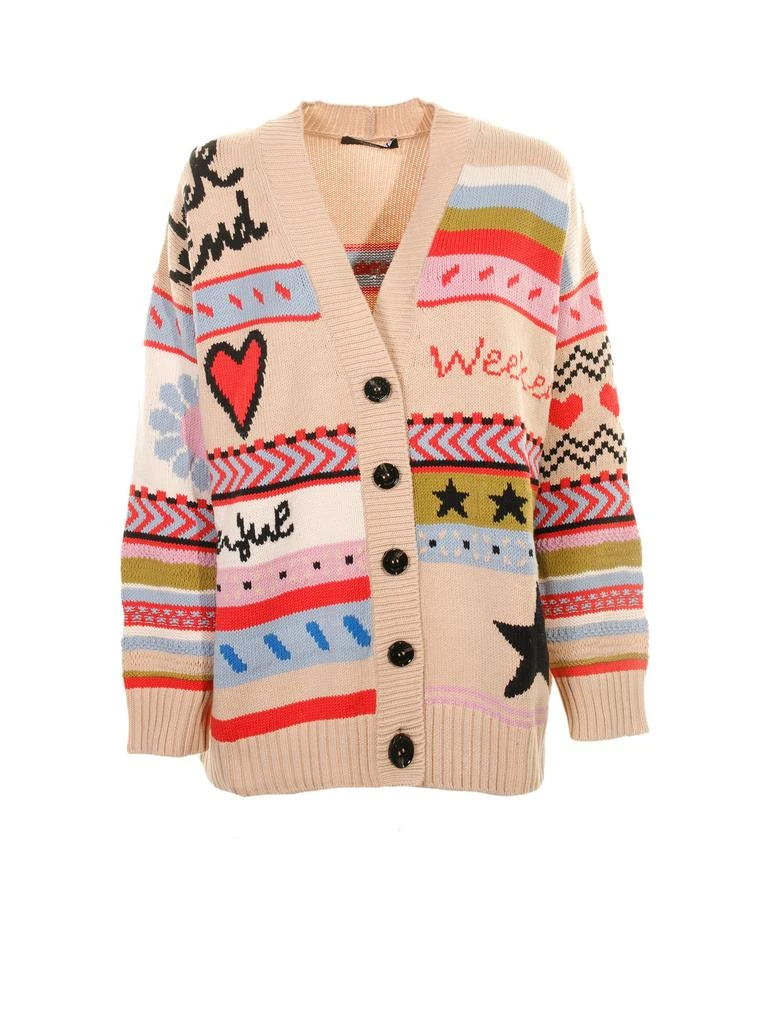 商品Weekend Max Mara|Oversize Cardigan In Jacquard Cotton,价格¥1980,第1张图片