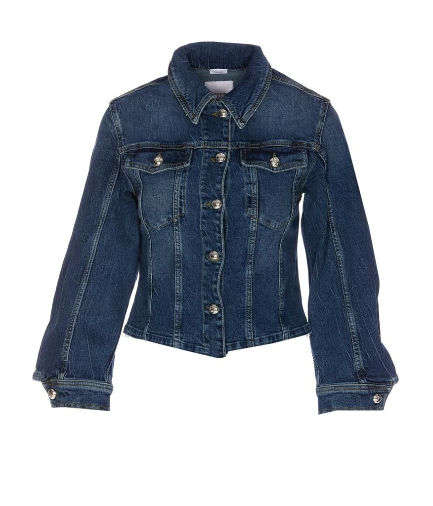 商品PINKO|Pinko Bob Cropped Denim Jacket,价格¥1753,第1张图片