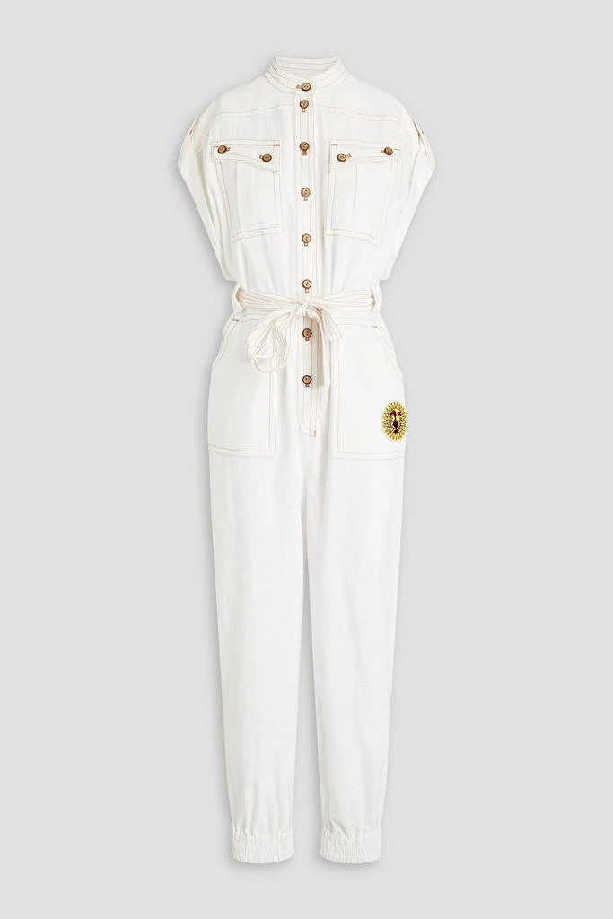 商品Zimmermann|Appliquéd cotton jumpsuit,价格¥1788,第1张图片