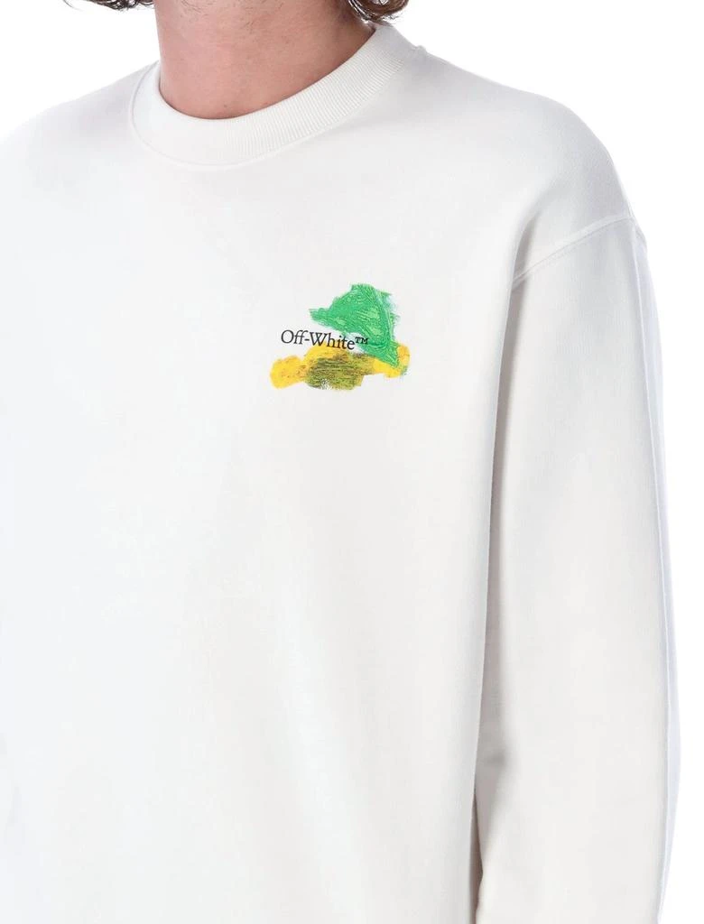 商品Off-White|Off-White Logo Printed Crewneck Sweatshirt,价格¥2934,第5张图片详细描述