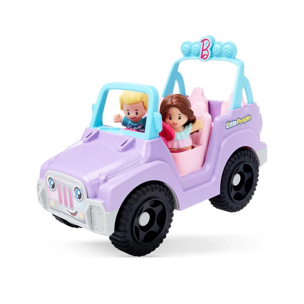 商品Fisher Price|Little People Barbie Beach Cruiser Toy Car with Music 2 Figures for Toddlers,价格¥126,第2张图片详细描述