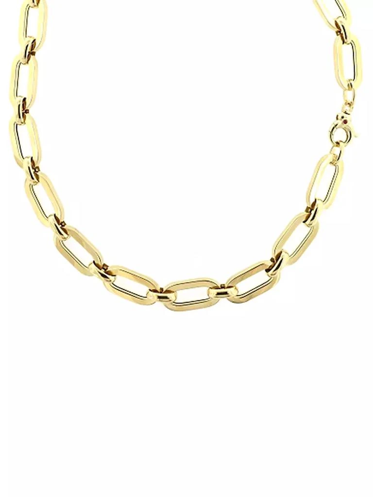 商品Roberto Coin|18K Yellow Gold Oval-Link Chain Necklace,价格¥64146,第1张图片