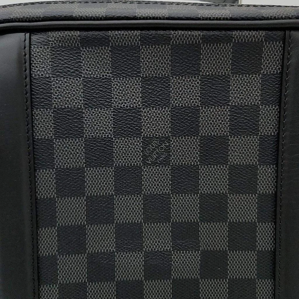 商品[二手商品] Louis Vuitton|Louis Vuitton Black Damier Graphite Canvas & Calfskin Leather Briefcase Backpack,价格¥22216,第3张图片详细描述