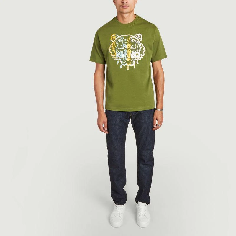 商品Kenzo|Tiger Seasonal T-shirt Olive Kenzo,价格¥690,第4张图片详细描述