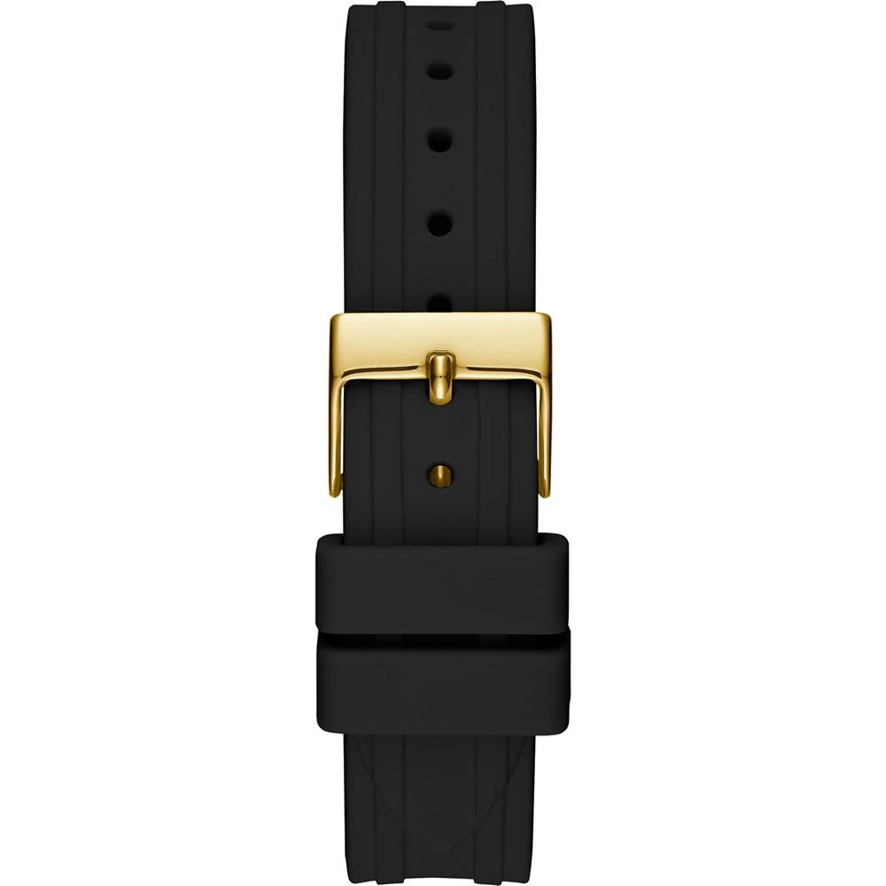 商品GUESS|Women's Black Silicone Strap Watch 36mm,价格¥533,第4张图片详细描述