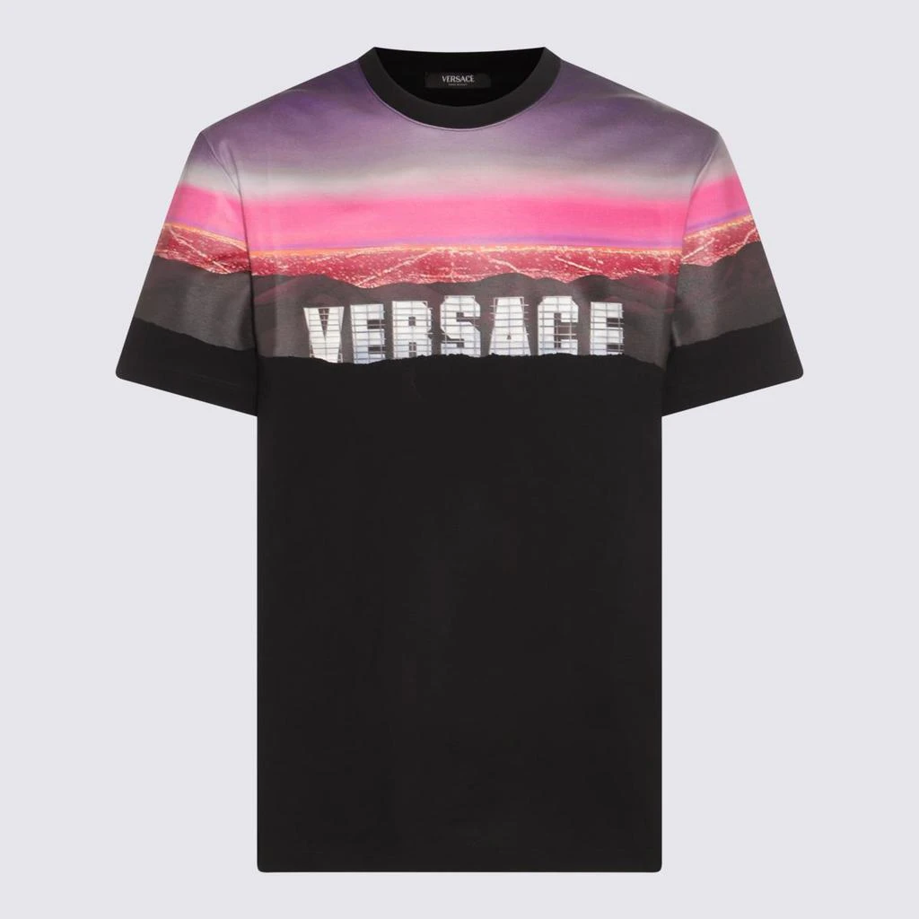 商品Versace|Versace T-shirts and Polos Red,价格¥3244,第4张图片详细描述