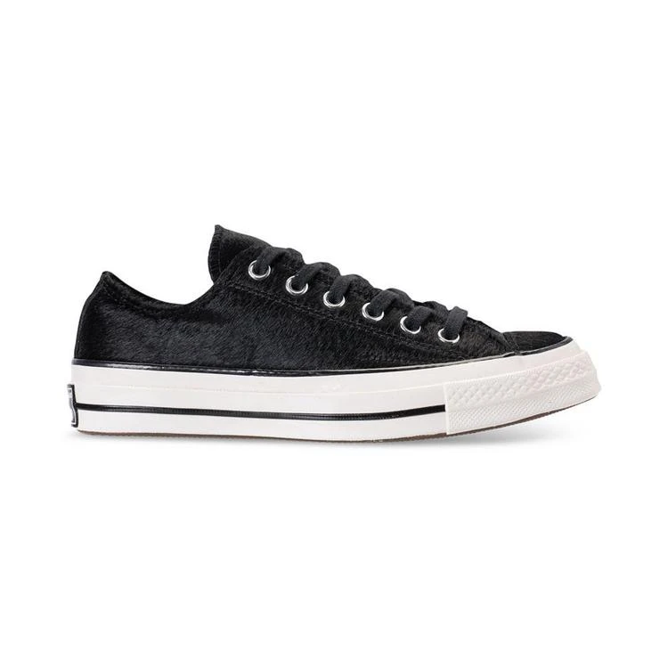 商品Converse|Women's Chuck Taylor All Star 70 Ox Pony Hair Casual Sneakers from Finish Line,价格¥333,第2张图片详细描述