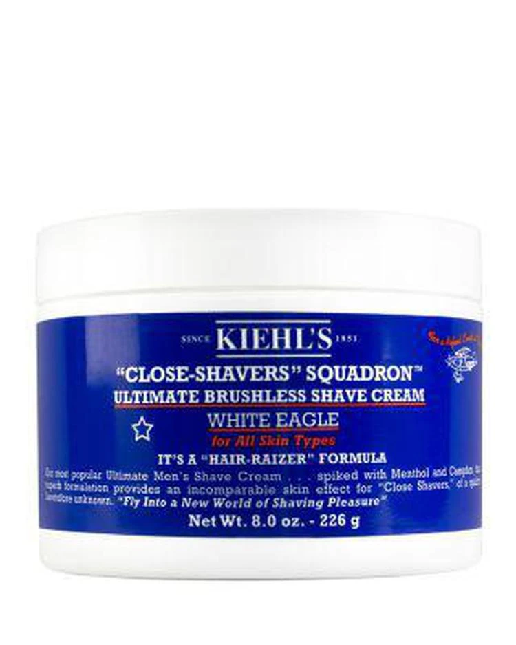 商品Kiehl's|剃须膏 Ultimate Brushless Shave Cream, White Eagle 8 oz.,价格¥150,第1张图片