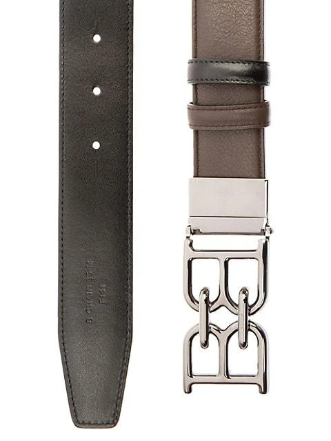 商品Bally|B Chain 35 Reversible  Cut-To-Size Leather Belt,价格¥1820,第2张图片详细描述