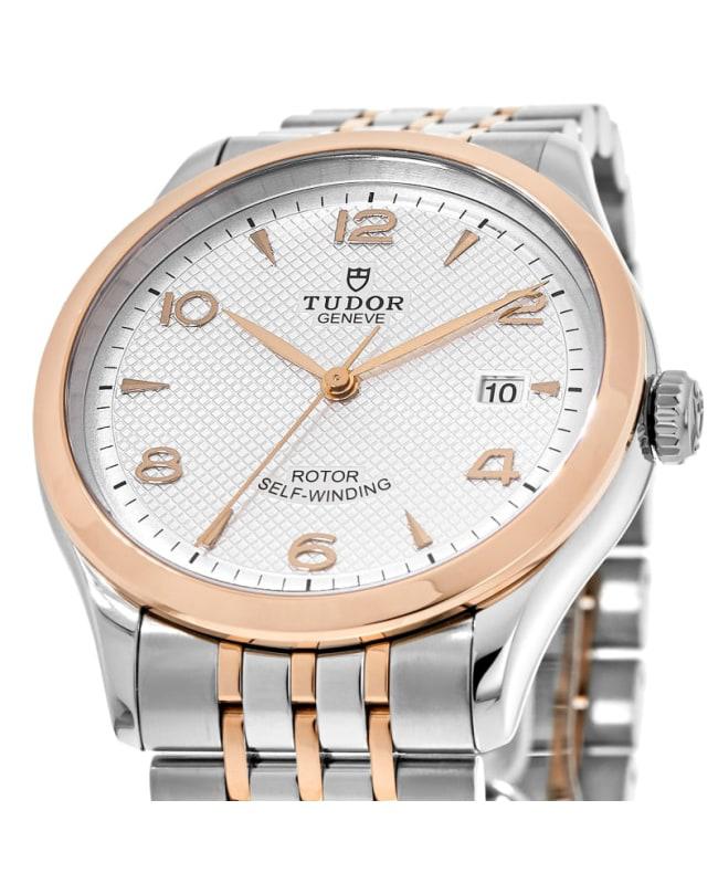 Tudor 1926 39mm Silver Dial Rose Gold and Stainless Steel Men's Watch M91551-0001商品第2张图片规格展示