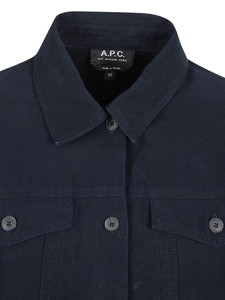 商品A.P.C.|A.P.C. Long Sleeved Buttoned Denim Dress,价格¥2056,第3张图片详细描述