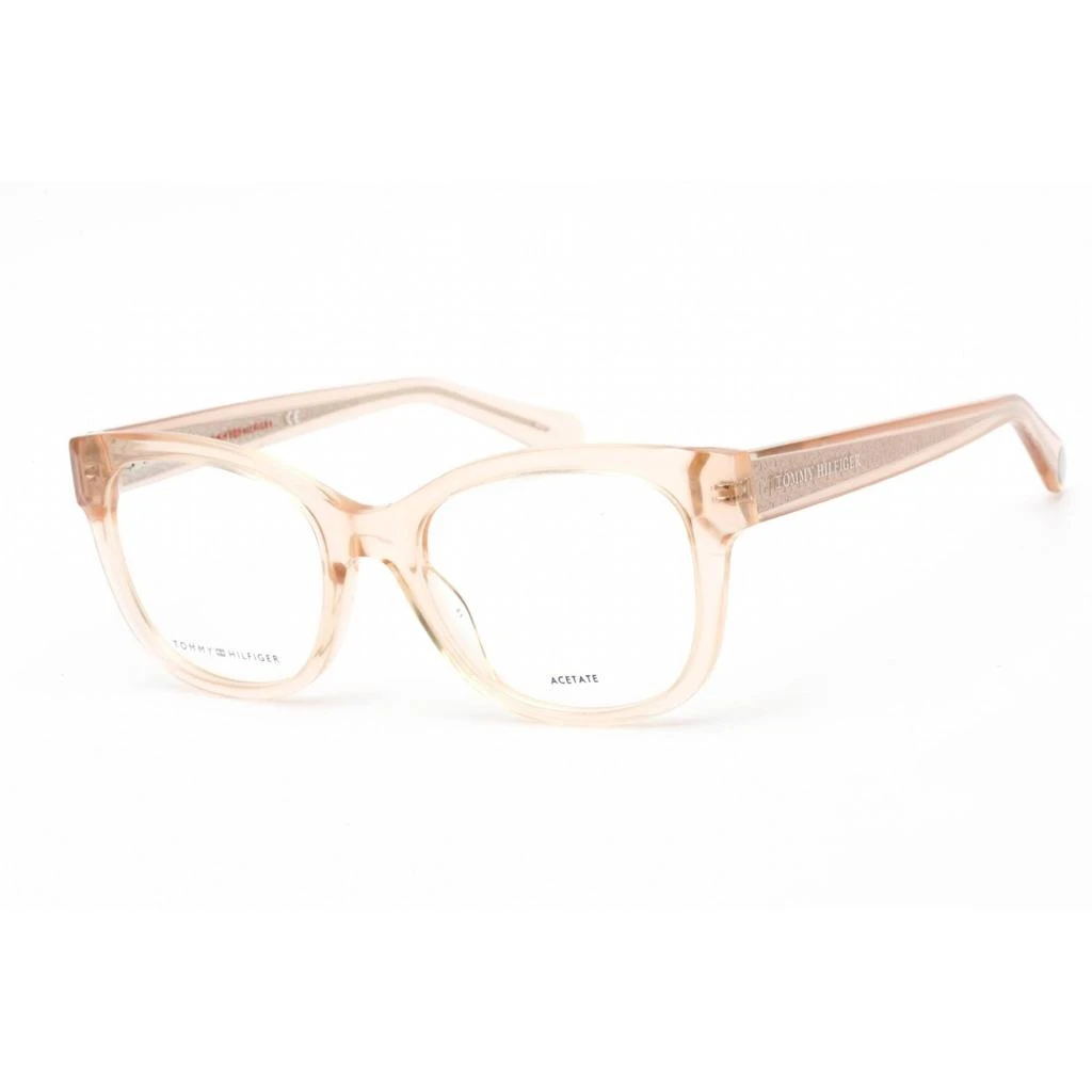 商品Tommy Hilfiger|Tommy Hilfiger Women's Eyeglasses - Cat Eye Shape Nude Plastic Frame | TH 1864 0FWM 00,价格¥253,第1张图片