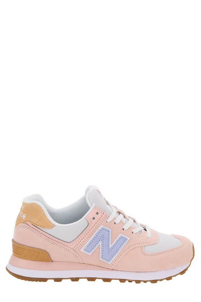 商品New Balance|New Balance 574 Round Toe Lace-Up Sneakers,价格¥812,第1张图片