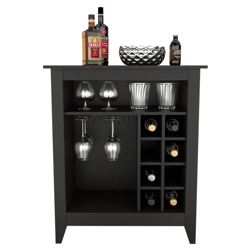 商品FM Furniture|Future Bar Cabinet, Six Wine Cubbies, One Open Drawer, One Open Shelf,价格¥910,第2张图片详细描述