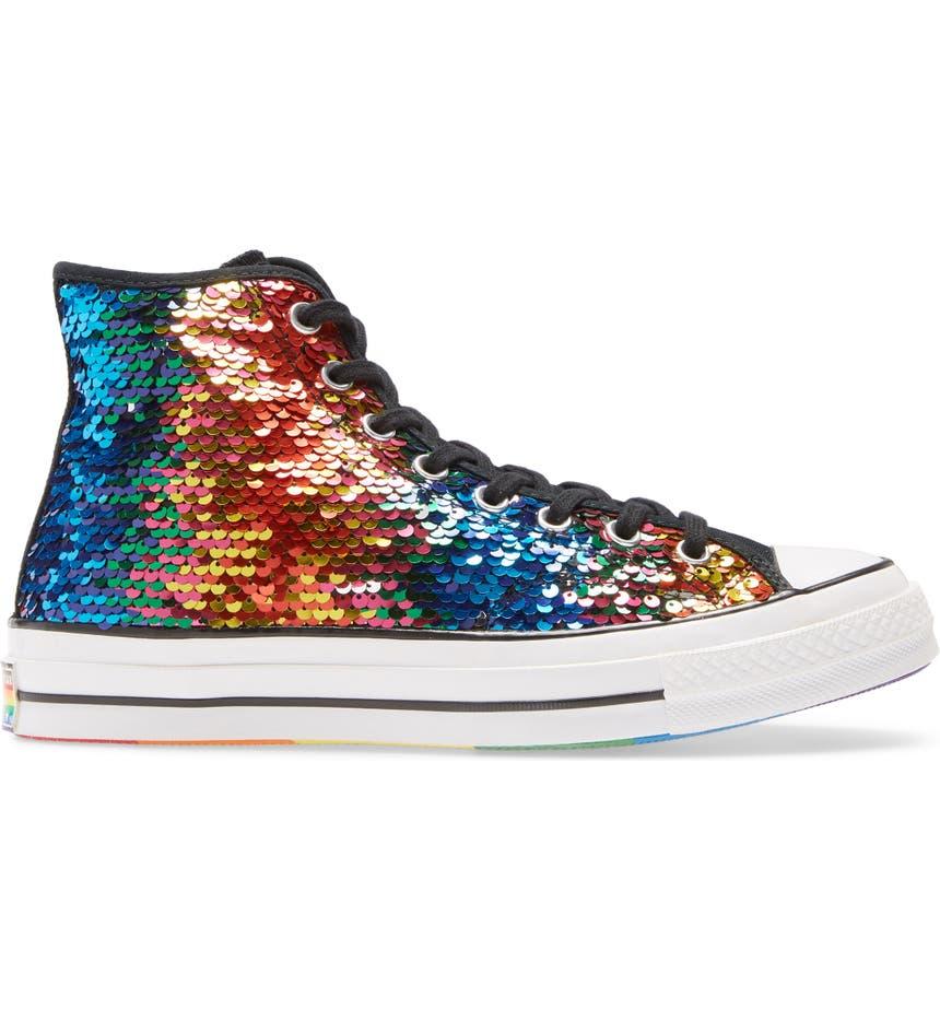 Chuck Taylor® All Star® 70 High Top Pride Sneaker商品第4张图片规格展示