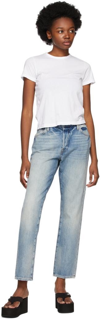 商品FRAME|Blue 'Le Slouch' Jeans,价格¥1815,第6张图片详细描述