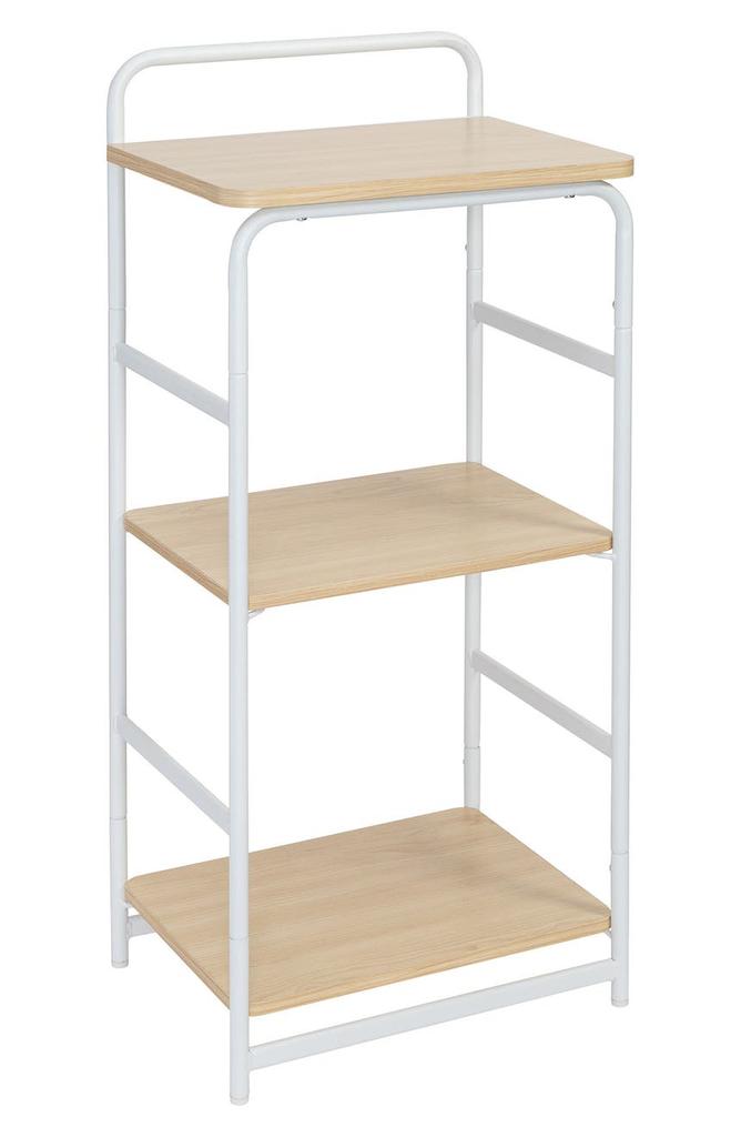 Wood and Metal Small Shelf, 3 Tiers商品第1张图片规格展示