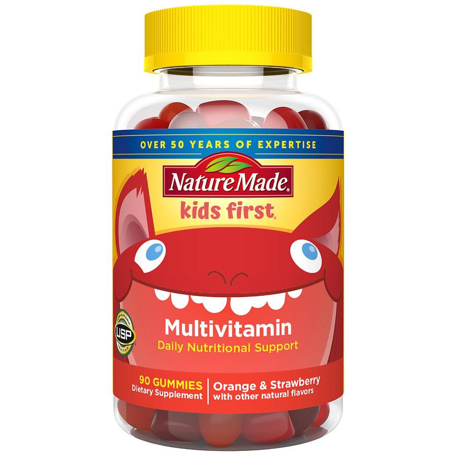 Kids First Multivitamin Gummies Orange, Cherry & Mixed Berry商品第1张图片规格展示