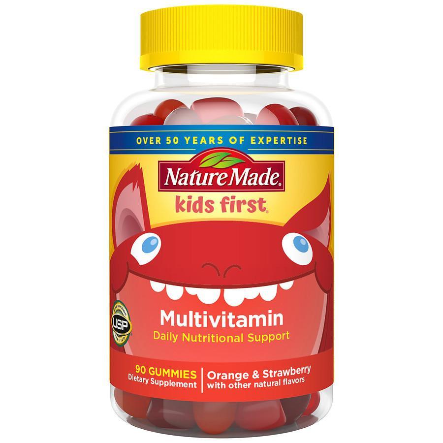 商品Nature Made|Kids First Multivitamin Gummies Orange, Cherry & Mixed Berry,价格¥129,第1张图片