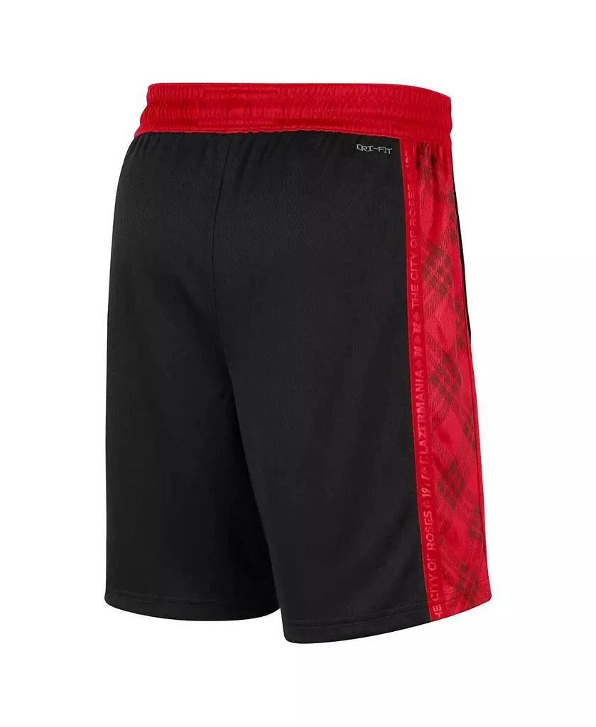 商品NIKE|Men's Black and Red Portland Trail Blazers 2021/22 City Edition Swingman Shorts,价格¥569,第3张图片详细描述