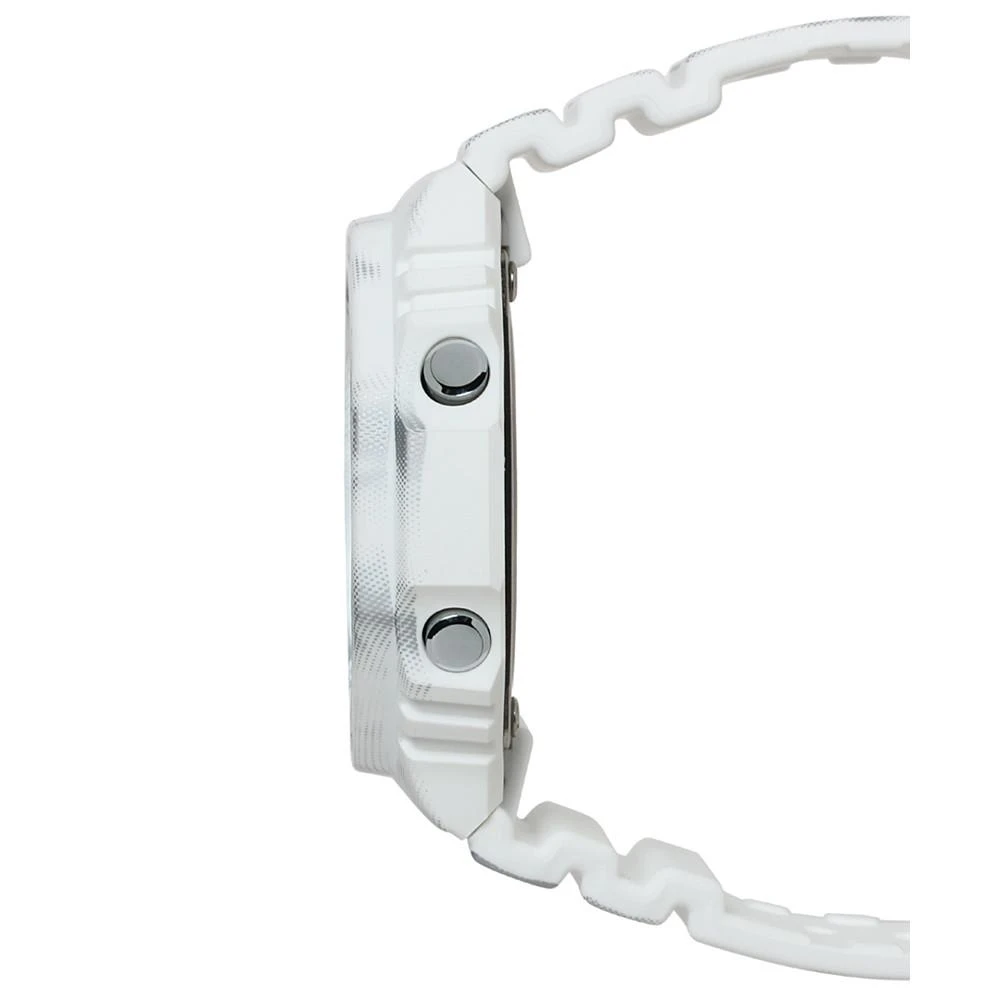 商品G-Shock|Men's Digital White Snow Camouflage Resin Strap Watch 43mm,价格¥723,第4张图片详细描述