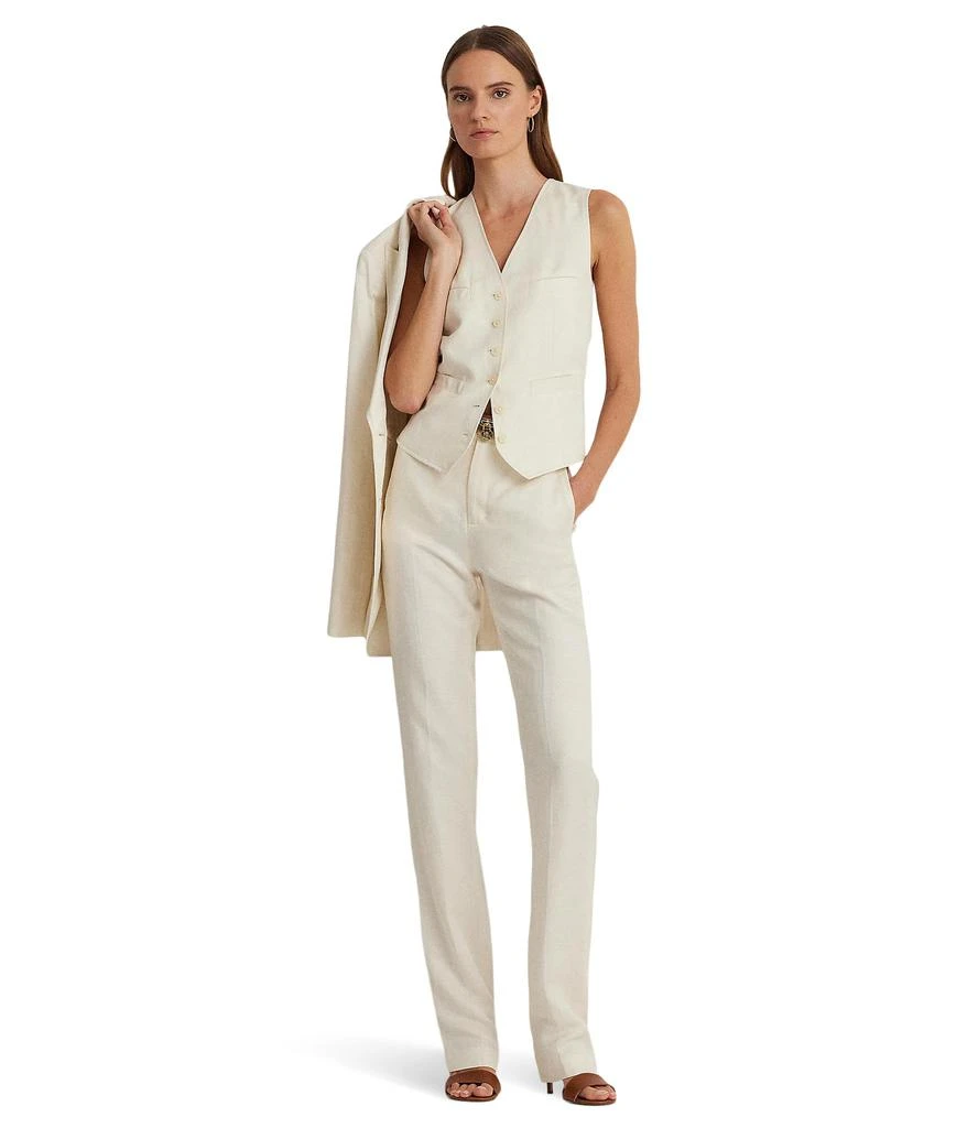 商品Ralph Lauren|Linen-Blend Twill Pants,价格¥1213,第4张图片详细描述