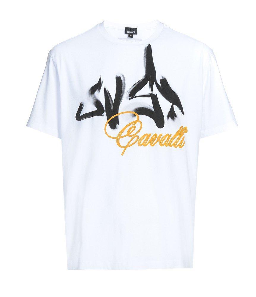 商品Just Cavalli|Just Cavalli Graphic Printed Crewneck T-Shirt,价格¥567,第1张图片