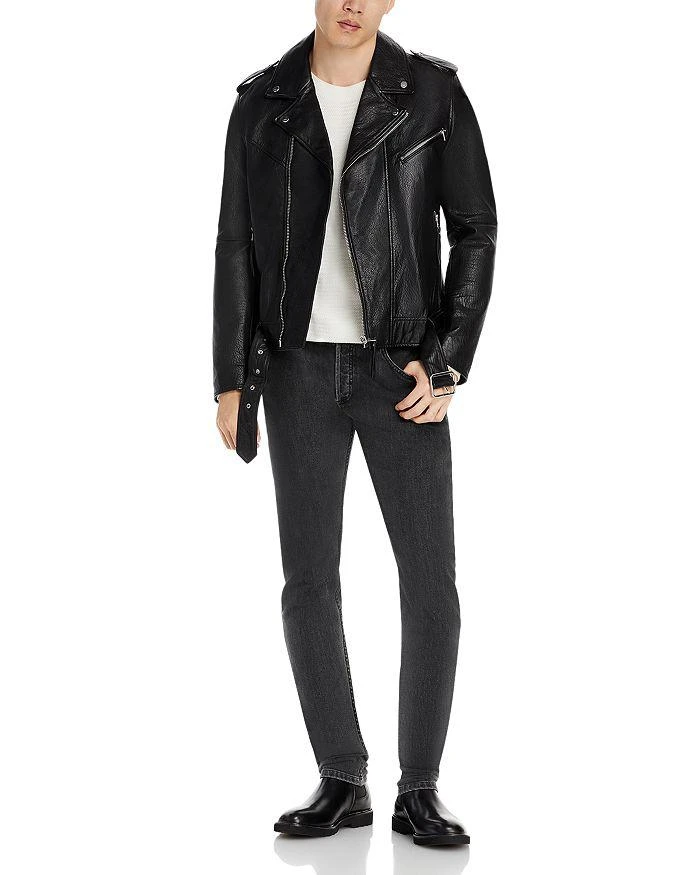 商品Hugo Boss|Lowis Leather Moto Jacket,价格¥4084,第2张图片详细描述