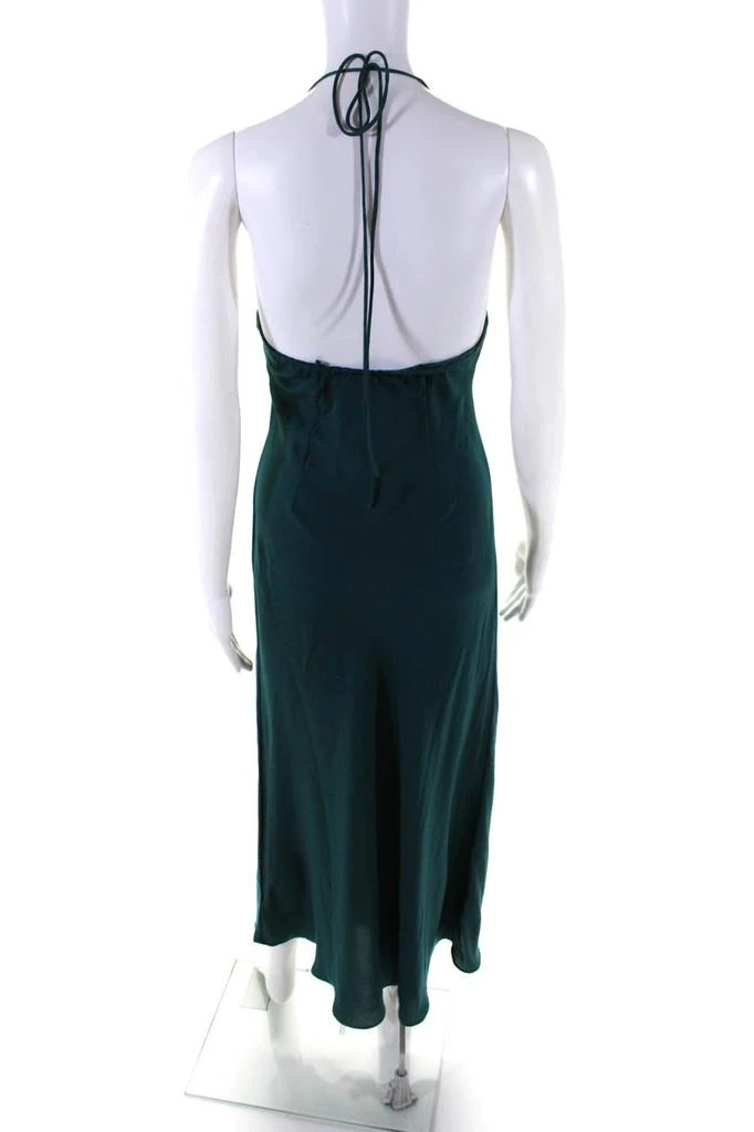 商品[二手商品] Favorite Daughter|Womens Slip-On Tied Sleeveless Maxi Slip Dress Green,价格¥986,第3张图片详细描述