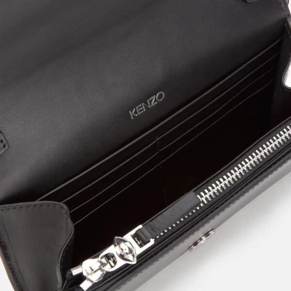 商品Kenzo|KENZO Women's Eye Wallet On Chain - Black,价格¥1072,第5张图片详细描述