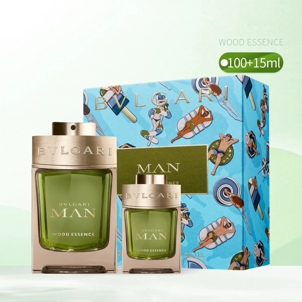 商品[国内直发] BVLGARI|宝格丽城市森林男士香水组合（香水100ml+香水15ml）,价格¥1144,第1张图片