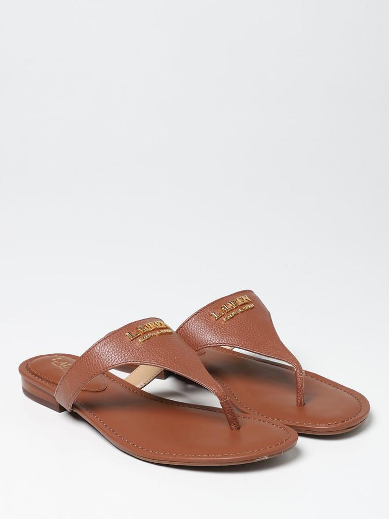 Lauren Ralph Lauren thong sandal in leather商品第2张图片规格展示