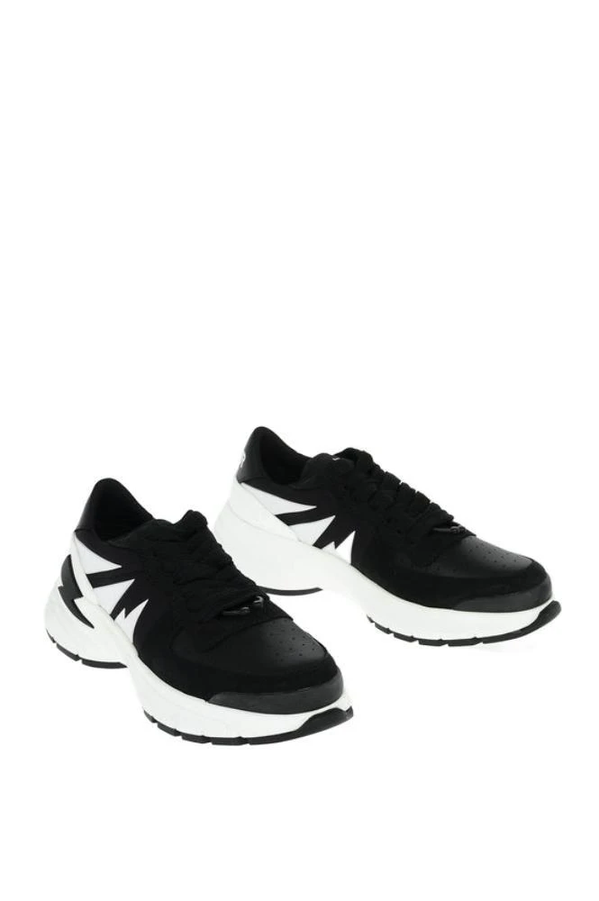 商品Neil Barrett|Neil barrett men's white other materials sneakers,价格¥3914,第1张图片