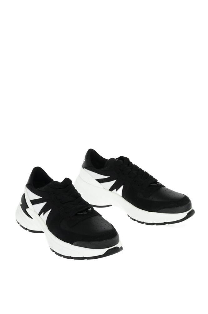商品Neil Barrett|Neil Barrett Men's  White Other Materials Sneakers,价格¥3865,第1张图片