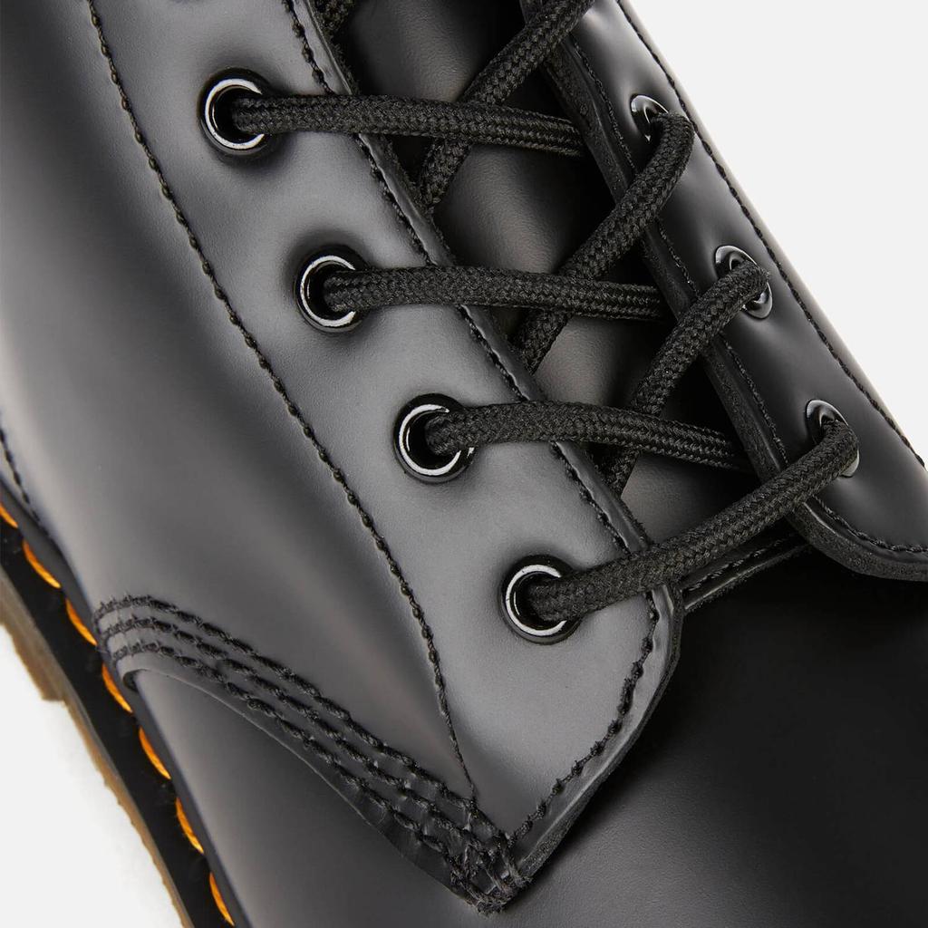 Dr. Martens 101 Smooth Leather 6-Eye Boots - Black商品第4张图片规格展示