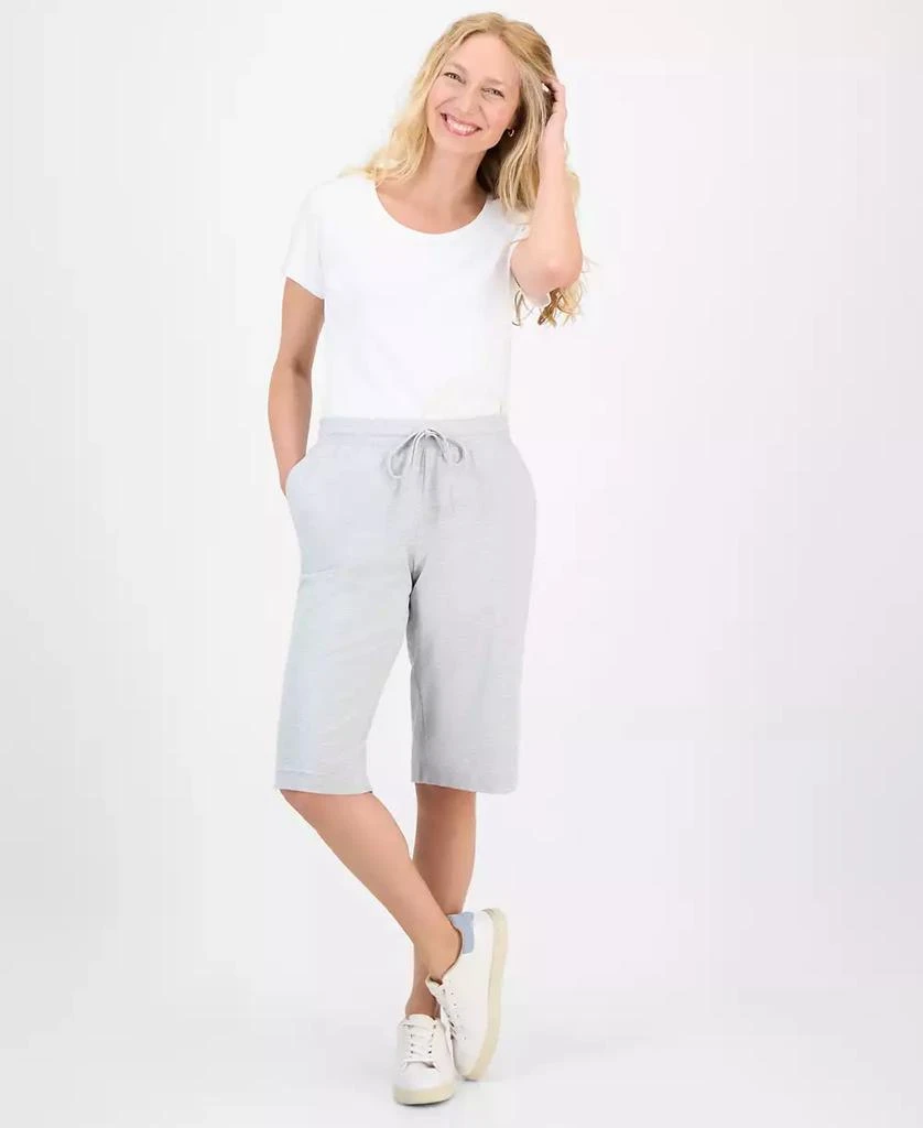 商品Style & Co|Women's Mid Rise Sweatpant Bermuda Shorts, Created for Macy's,价格¥149,第1张图片详细描述